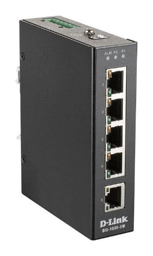 D-Link 5-Port Unmanaged Industrial Switch with 5 x 10/100 BaseT(X) ports