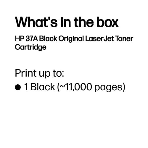 HP CF237A/37A Toner cartridge, 11K pages ISO/IEC 19752 for HP E 60055/LaserJet M 607/LaserJet M 608/LaserJet M 631