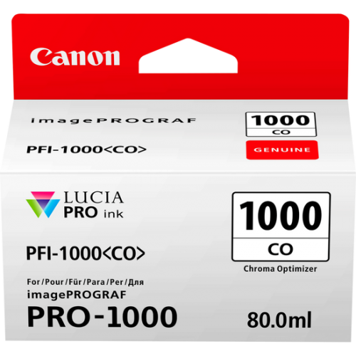 Canon 0556C001/PFI-1000CO Ink cartridge Chroma optimizer, 680 pages 80ml for Canon Pro 1000