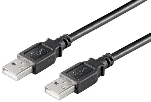 Microconnect USBAA2B USB cable USB 2.0 1.8 m USB A Black