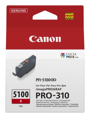 Canon 6958C001/PFI-5100R Ink cartridge red 969 Photos for Canon IPF PRO-310
