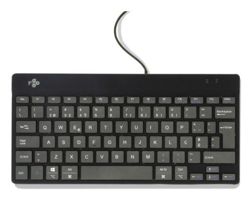 R-Go Tools Ergonomic keyboard R-Go Compact Break, compact keyboard with break software, QWERTY (PT), wired, black