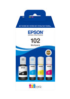 Epson C13T03R640/102 Ink bottle multi pack Bk,C,M,Y 127ml + 3x70ml Pack=4 for Epson ET-3700