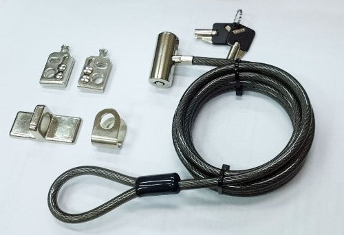 eSTUFF GLB220107 cable lock Black 1.8 m