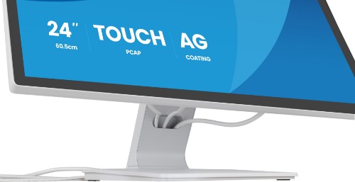 iiyama ProLite T2452MSC-W1AG computer monitor 61 cm (24") 1920 x 1080 pixels Full HD LED Touchscreen White