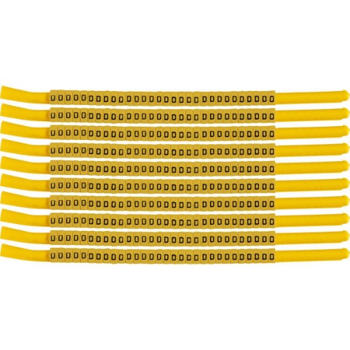 Brady SCNG-18-D cable marker Black, Yellow Nylon