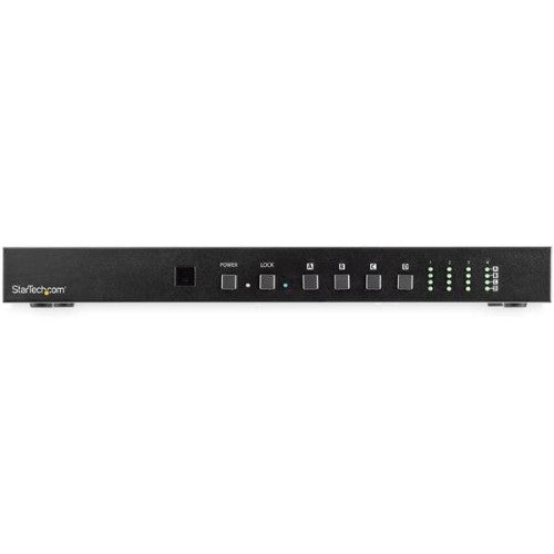 StarTech.com 4x4 HDMI Matrix Switch with Audio and Ethernet Control - 4K 60Hz