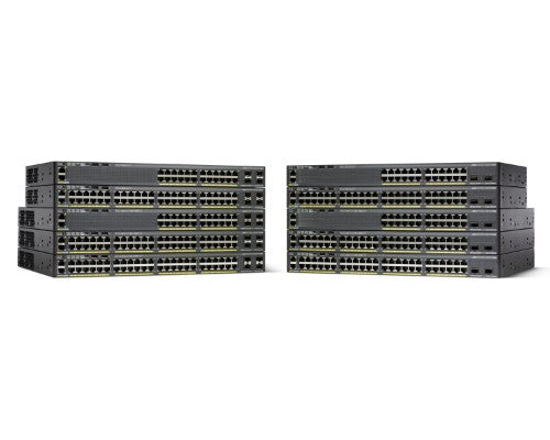 Cisco Catalyst WS-C2960X-48FPS-L Managed L2/L3 Gigabit Ethernet (10/100/1000) Power over Ethernet (PoE) Black