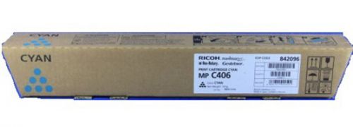Ricoh 842096/MPC406 Toner cyan, 6K pages ISO/IEC 19752 for Ricoh MP C 306/406
