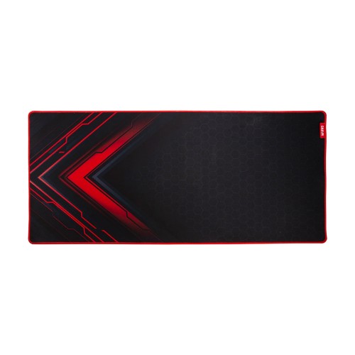 Marvo G48 Gaming Mouse Pad, X-Large 900x400x3mm, Soft Microfiber Surface for speed and control with Non-Slip Rubber Base and Stitched Edges, Black and Red Black, Red