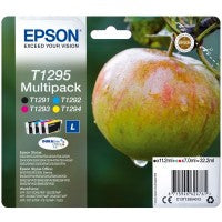 Epson C13T12954012/T1295 Ink cartridge multi pack Bk,C,M,Y 11,2 ml + 3x7 ml Pack=4 for Epson Stylus BX 320/SX 235 W/SX 420/SX 525/WF 3500