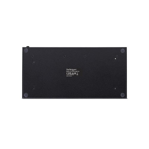 StarTech.com 8-Port DisplayPort KVM Switch with 1U Rack Mount Kit, 4K 60Hz DP 1.2, Push-Button & Hotkey Switching, 4-Port USB Hub, OS Independent, TAA Compliant