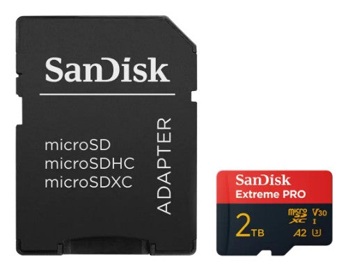 SanDisk Extreme PRO 2 TB MicroSDXC UHS-I Class 10