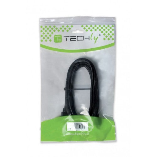 Techly ICOC-HDMI-D-018 video cable adapter 1.8 m DVI-D Black