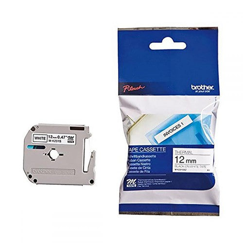 Brother MK-231SBZ DirectLabel black on white 12mm x 4m for Brother P-Touch M 9-12mm