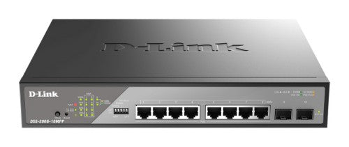 D-Link 10-Port Gigabit Ethernet PoE++ Surveillance Switch