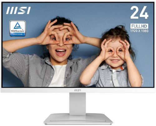 MSI Pro MP2412W computer monitor 60.5 cm (23.8") 1920 x 1080 pixels Full HD LCD White