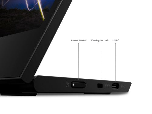 Lenovo ThinkVision M15 computer monitor 39.6 cm (15.6") 1920 x 1080 pixels Full HD LED Black