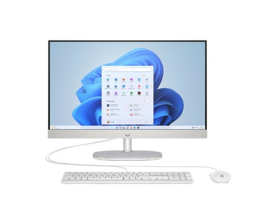 HP 24 -cr0063na PC Intel® Core™ i3 i3-N300 60.5 cm (23.8") 1920 x 1080 pixels All-in-One PC 8 GB DDR4-SDRAM 256 GB SSD Windows 11 Home Wi-Fi 6 (802.11ax) White