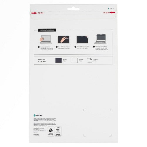 eSTUFF GLBW13278212 display privacy filter 33 cm (13") Tablet Frameless display privacy filter