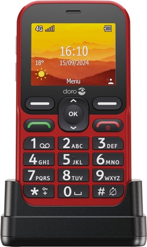 Doro Leva L10 6.1 cm (2.4") 118.9 g Red Senior phone