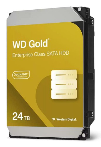 Western Digital Gold WD242KRYZ internal hard drive 24 TB 7200 RPM 512 MB 3.5" Serial ATA III