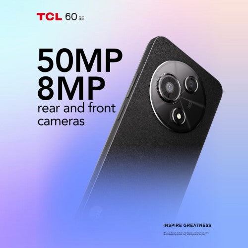 TCL 60 SE 17 cm (6.7") Dual SIM Android 15 4G USB Type-C 8 GB 512 GB 5200 mAh Black