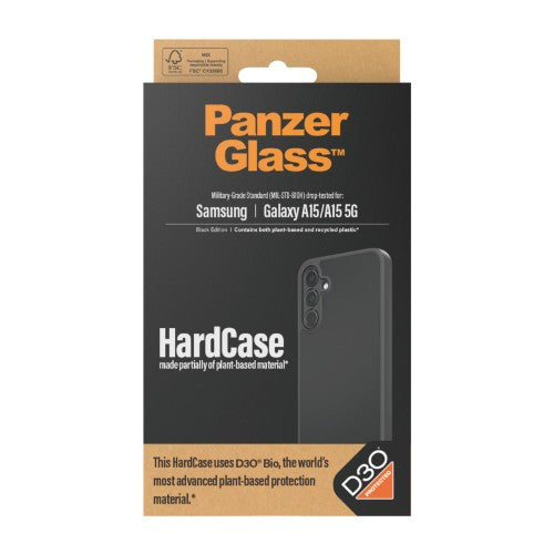 PanzerGlass ® HardCase Black with D3O® Samsung Galaxy A15 | A15 5G