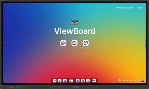 Viewsonic IFP7534 interactive whiteboard 190.5 cm (75") 3840 x 2160 pixels Touchscreen Black