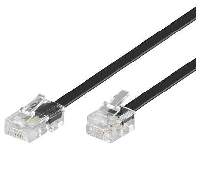 Microconnect MPK463S telephone cable 15 m Black