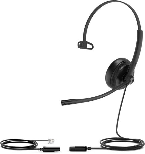 Yealink YHS34 Lite Mono Headset Wired Head-band Office/Call center Black