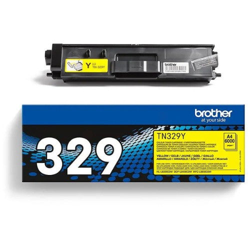 Brother TN-329Y Toner-kit yellow extra High-Capacity, 6K pages ISO/IEC 19798 for Brother DCP-L 8450