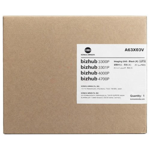 Konica Minolta A63X03V/IUP-16 Drum kit, 60K pages for KM Bizhub 3300 P/4000 P/4700 P