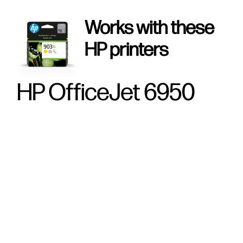 HP T6M11AE/903XL Ink cartridge yellow high-capacity, 750 pages 8.5ml for HP OfficeJet Pro 6860/6950