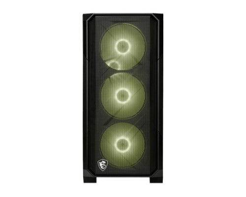 MSI MAG FORGE M120R AIRFLOW computer case Mini Tower Black, Transparent