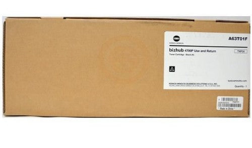 Konica Minolta A63T01H/TNP-34 Toner-kit black return program, 20K pages for KM Bizhub 4700 P