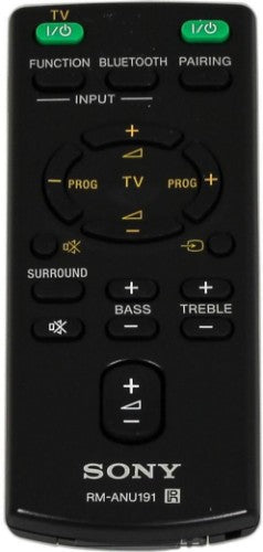 Sony RM-ANU191 remote control Wired Press buttons