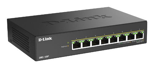 D-Link 8-Port 2.5G Multi-Gigabit PoE++ Unmanaged Switch