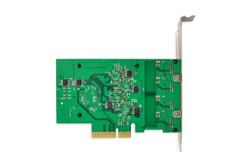 Digitus 4 port 2.5 Gigabit Ethernet network card, RJ45, PCI Express, Realtek chipset