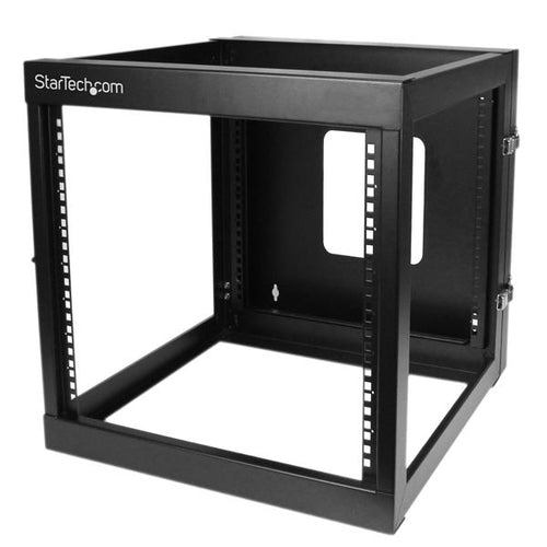 StarTech.com 12U Hinged Open Frame Wall-Mount Server Rack - 22 in. Deep