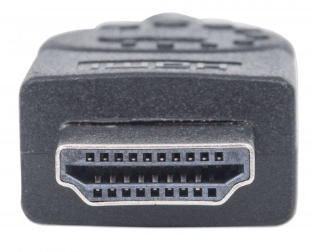 Manhattan HDMI to DVI-D 24+1 Cable, 2m, Male to Male, Black, Dual Link, Compatible with DVD-D, Lifetime Warranty, Equivalent to HDDVIMM2M