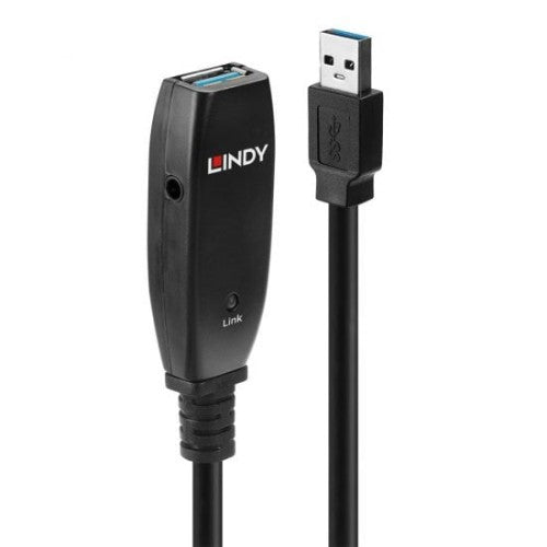 Lindy 15m USB 3.0 Active Extension Slim
