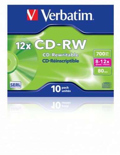 Verbatim CD-RW 12x 700 MB 10 pc(s)