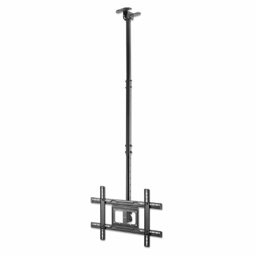 Manhattan Ceiling Mount for TV & Monitors, For screens: 37" to 65", Adjustable height: 70-157 cm, VESA compatability: all between 200x200 to 600x400mm - check the dimensions of the four mounting holes on back of screen to ensure it fits, Max 50kg, LFD, Br