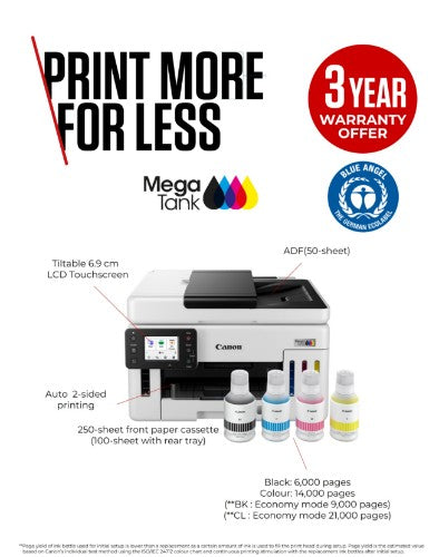 Canon MAXIFY GX6150 Inkjet A4 600 x 1200 DPI Wi-Fi