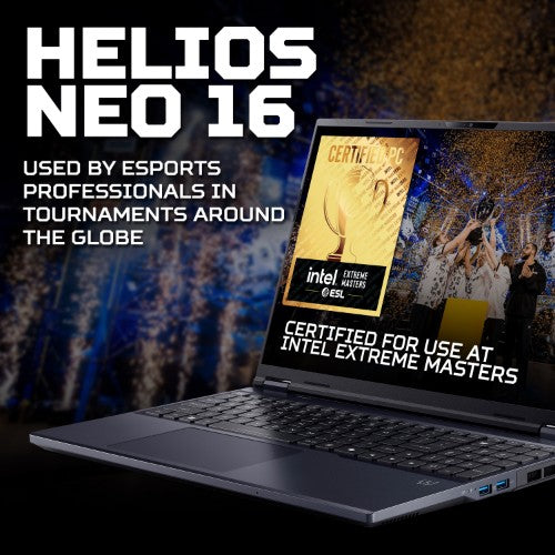 Acer Predator Helios Neo 16 AI (PHN16-73) Intel Ultra 9, 32GB, 1TB SSD, RTX5070Ti, 16" WQXGA, Windows 11 Gaming Laptop