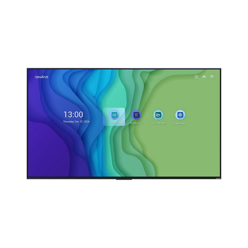 Newline STV+ 65" Digital signage flat panel 165.1 cm (65") LED Wi-Fi 300 cd/m² 4K Ultra HD Black Built-in processor Android 24/7