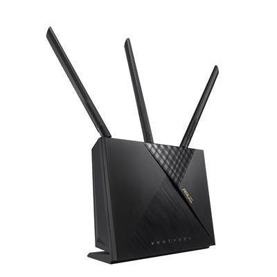 ASUS 4G-AX56 wireless router Gigabit Ethernet Dual-band (2.4 GHz / 5 GHz) Black