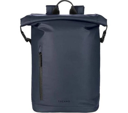 Tucano ROLLO Laptop 15.6", MacBook Pro 16" Backpack case rolltop closure Blue