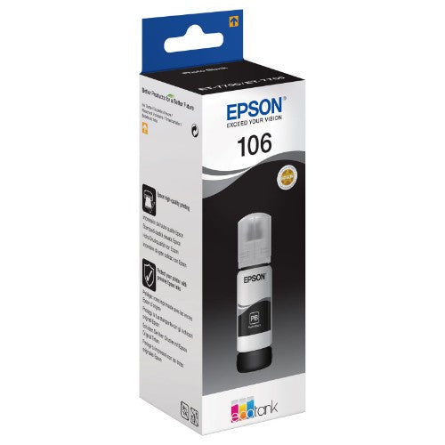 Epson C13T00R140/106 Ink bottle foto black, 5K pages 3400 Photos 70ml for Epson ET-7750